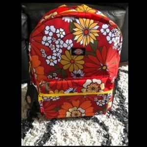 Dickies 70s Flower Backpack w/inner Laptop Sleeve